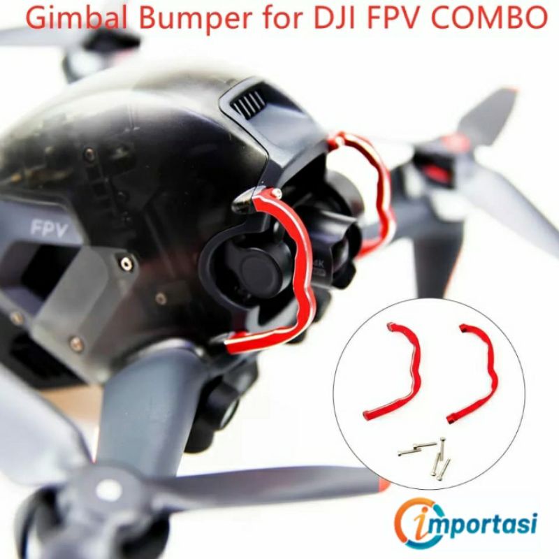 Alumunium Gimbal Bumper Lens Protector DJI FPV Combo Crash Bar Camera Protector