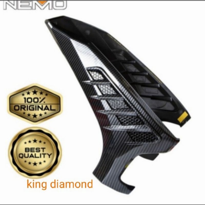 Cover tutup variasi sen depan New Nmax 2020 carbon Original Nemo Best Quality