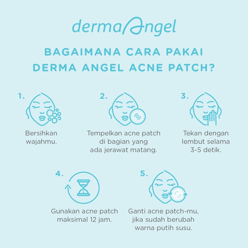 ⭐BAGUS⭐ [BPOM] DERMA ANGEL ACNE PATCH | Plester Jerawat Day / Night / Mix 6 /12 / 18