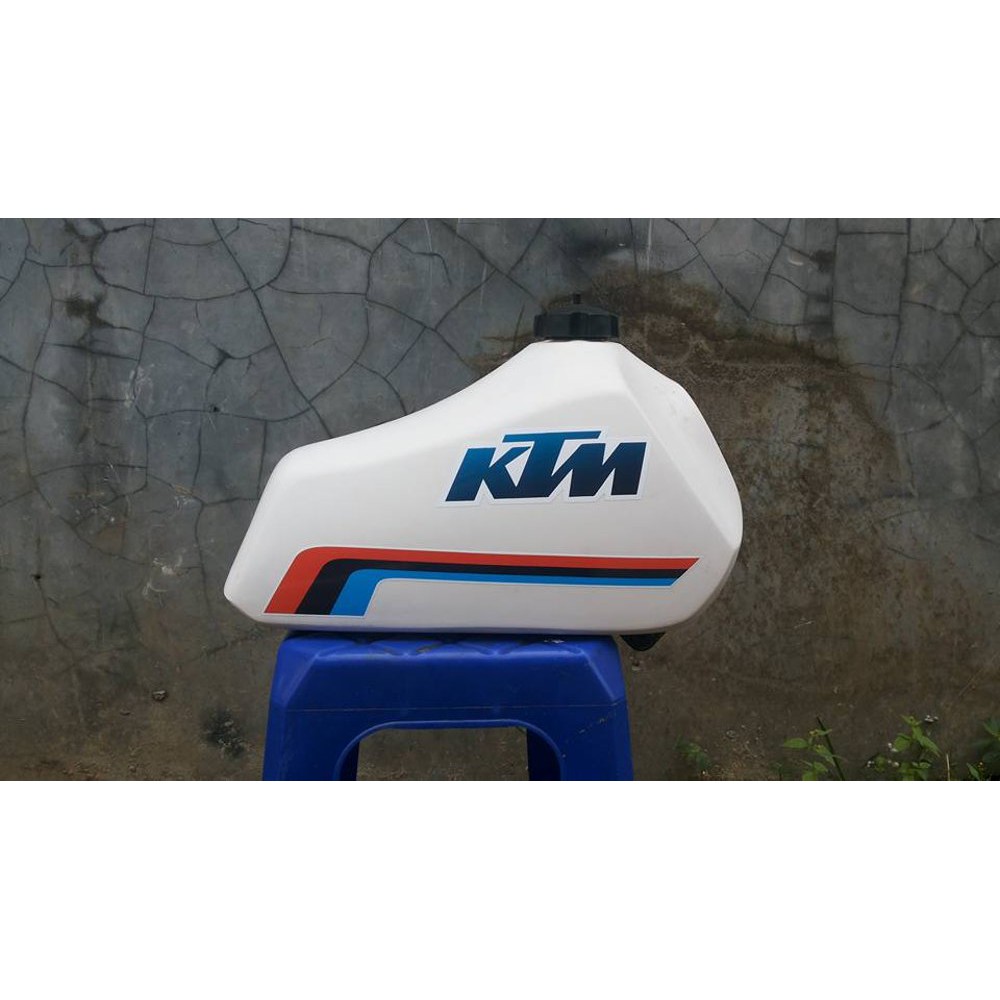 tangki trail cros jadul model ktm klasik bhan fiber