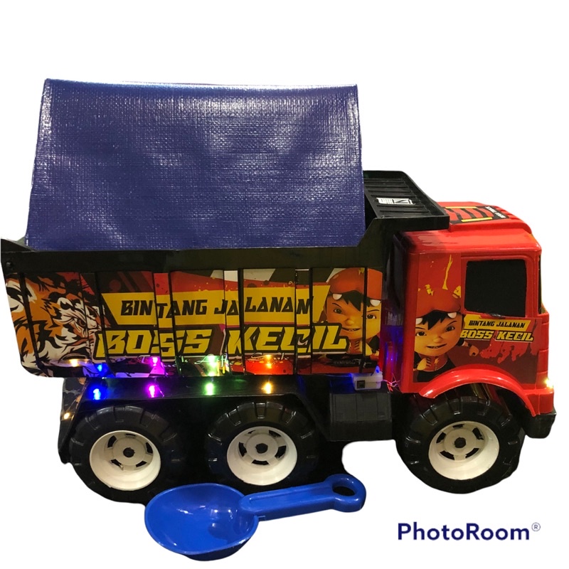 mainan truk oleng boboboy lampu/truk oleng/truk oleng boboboy jumbu