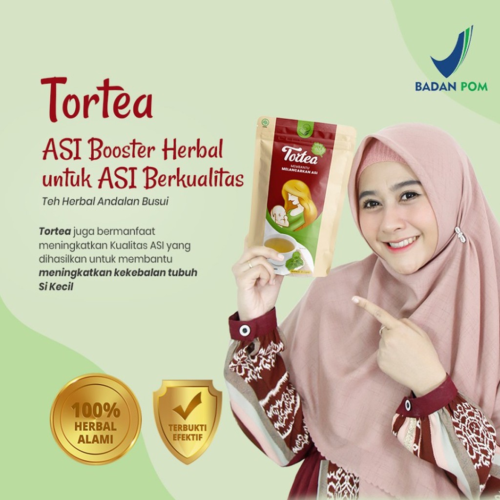 TORTEA : Teh Celup Torbangun ORIGINAL Pelancar ASI Booster Tea Torbangun Herbal Untuk Ibu Menyusui