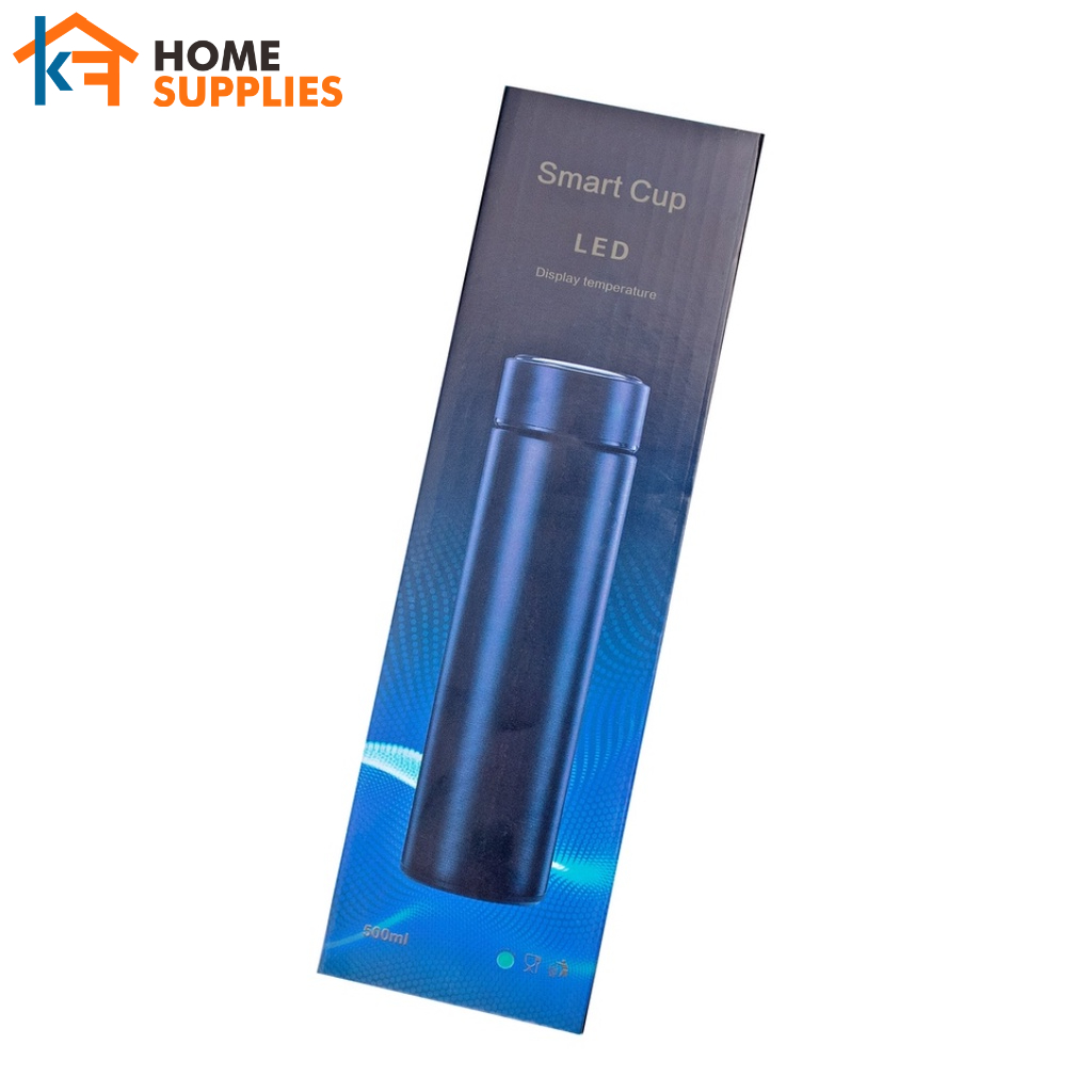 【KF】Tumbler LED Tahan Panas Termos Air Panas LED Display Suhu Indikator Life New Termos Suhu 500ml