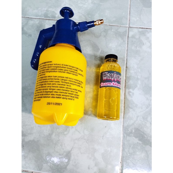 alat dan shampo cuci motor dan mobil tanpa sentuh