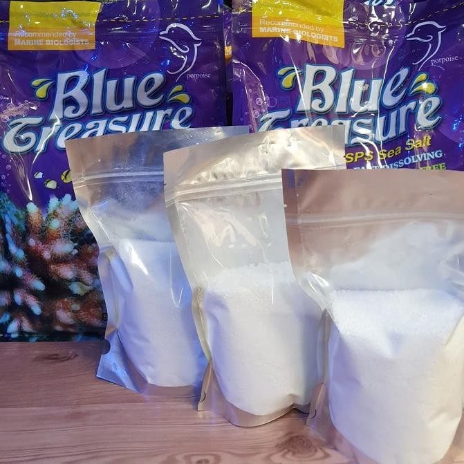 [KODE 003] Blue Treasure Sea Salt Repack 1 Galon | Asw | Garam ikan hias air laut