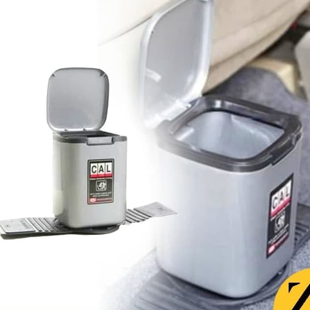 Tempat Sampah Mini Mobil Merk Shinpo - Trash Box Mini - Tempat Sampah Simpel 14 x 14 cm 2 Liter