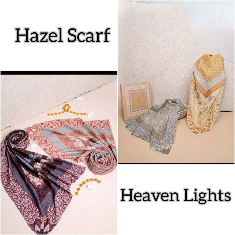 Siap Kirim HAZEL SCARF Original 100% & New 100% Heaven Lights