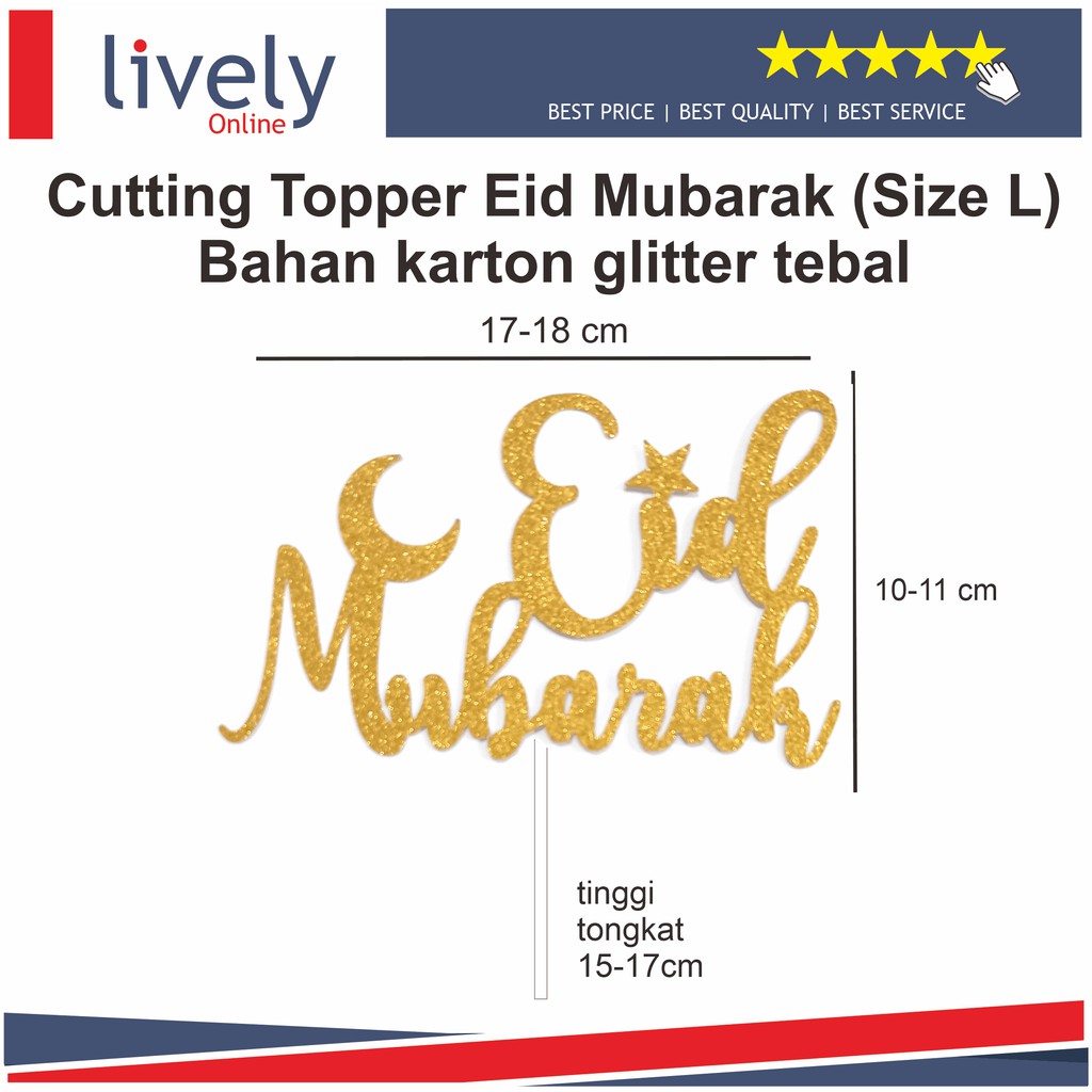 CAKE TOPPER CUTTING HIASAN KUE IDUL FITRI EID MUBARAK 02 2 BARIS