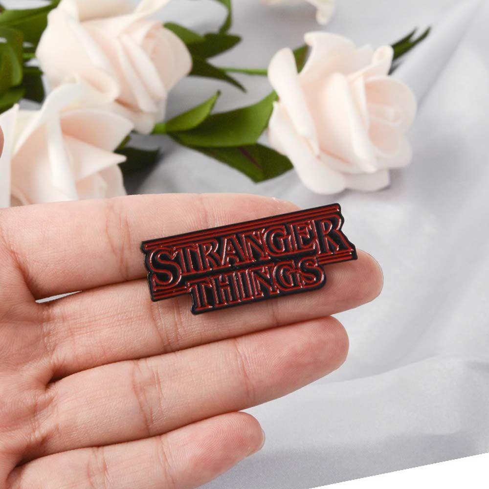 Bros Pin Enamel Desain Anime Stranger Things Untuk Aksesoris Mantel