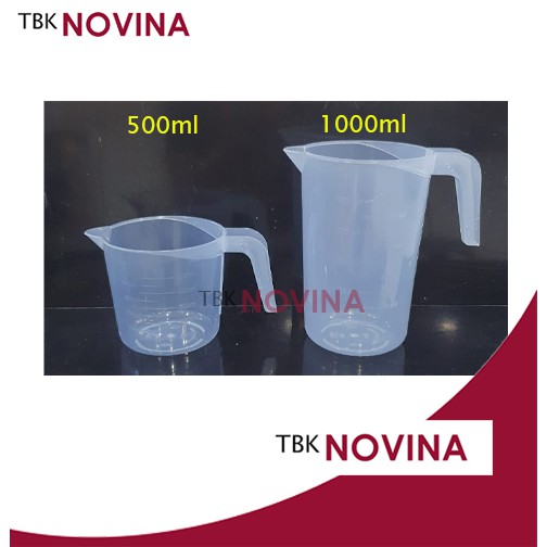 GELAS TAKAR UKUR 500ML - 1000ML TANTOS MEASURING CUP