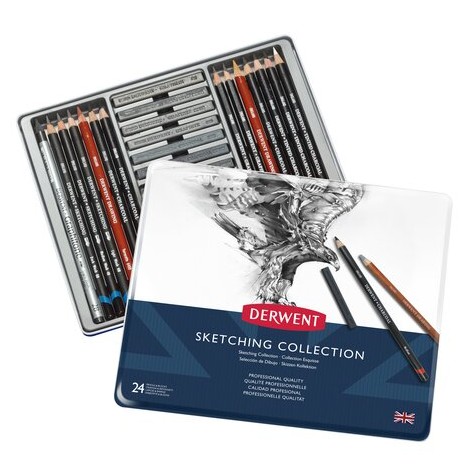 Derwent Sketching Collection 24 Tin