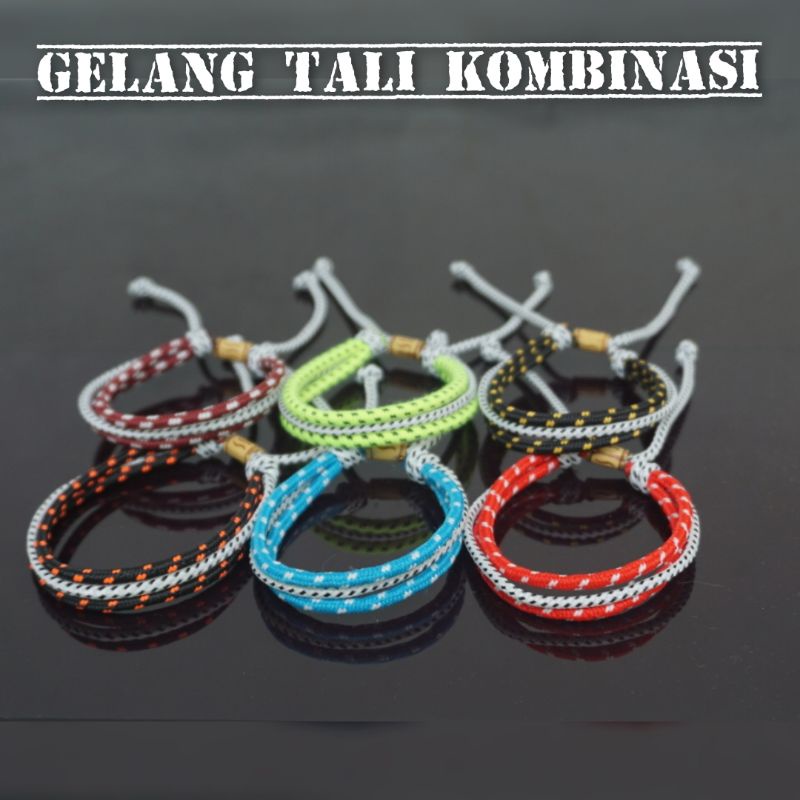 Gelang Etnik Tali 2 Motif Untuk Pria &amp; Wanita Harga Grosir Pengrajin