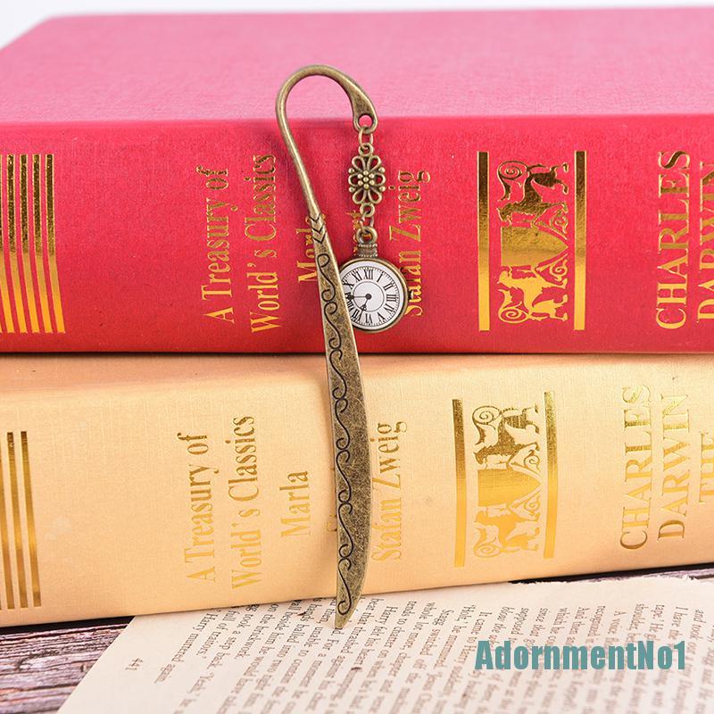 [AdornmentNo1]retro vintage metal alloy bronze bookmark document book mark label diy for