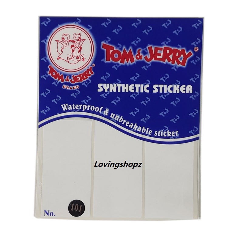 

Label Tom & Jerry Waterproof No.101, Synthetic Sticker