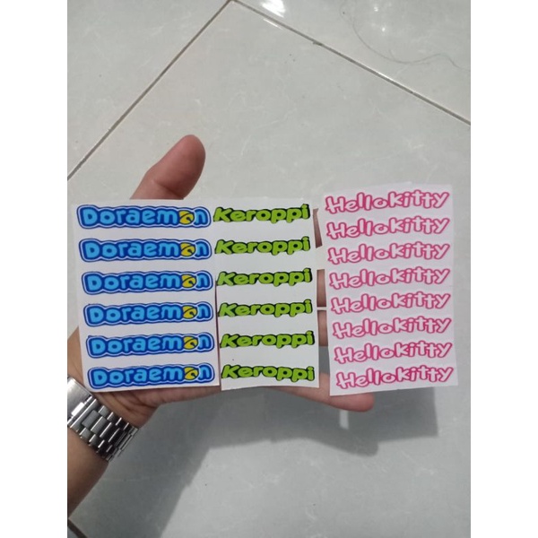 

STIKER TULISAN DORAEMON / STIKER TULISAN HELLOKITTY / STIKER TULISAN DORAEMON