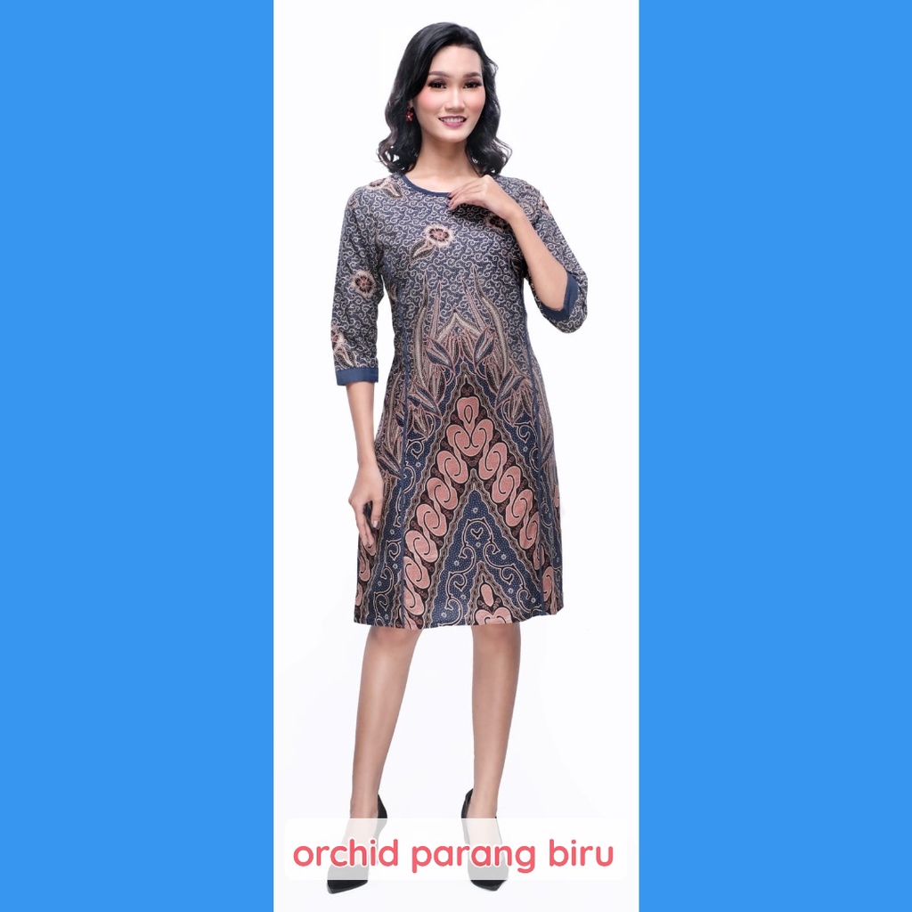 BATIK COUPLE KELUARGA SARIMBIT PASANGAN MUDA AYAH IBU ANAK  PREMIUM FAMILY JUMBO MODERN MURAH KEKINIAN TERBARU TUNIK DRESS TERUSAN ORCHID PRG BIRU CAMISOLA CLOTHING