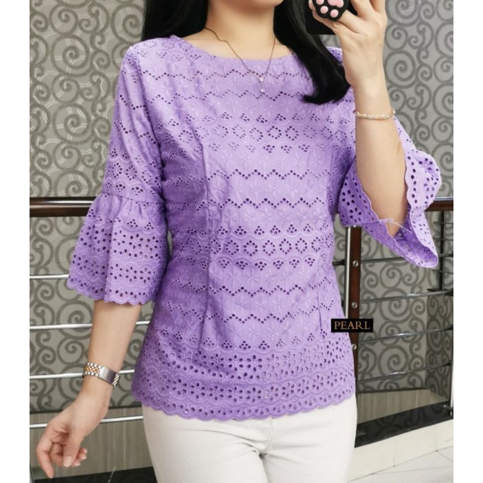 blouse katun bolong premium PEARL