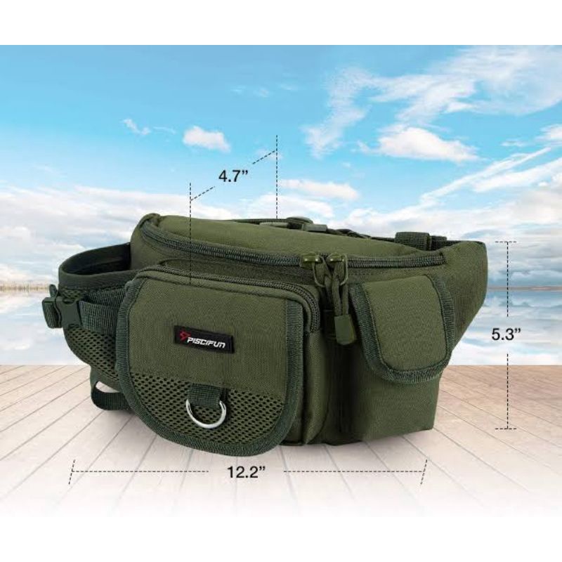 tas mancing selempang piscifun import