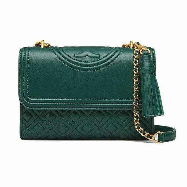 tory burch green bag