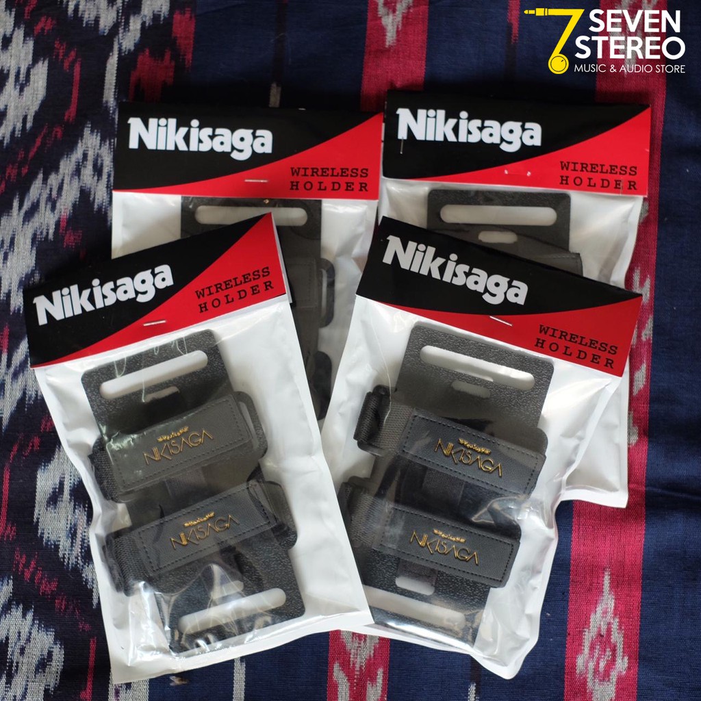 Nikisaga Wireless Holder For Standard Strap - Wireless Gitar dan Bass