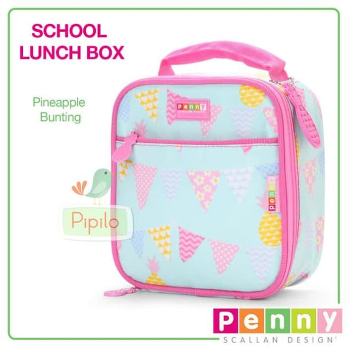 Penny Scallan School Lunch Box - Pineapple Bunting / Tas Bekal Anak