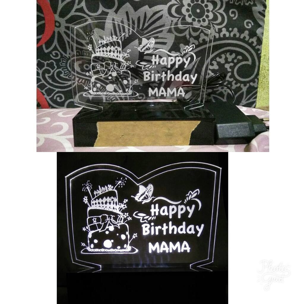acrylic lampu tidur dari acrylic