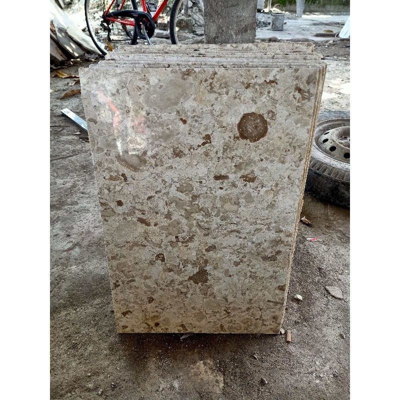 Jual Lembaran Lantai Marmer Putih Full Trotol asli Besole Tulungagung