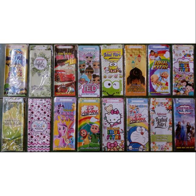 

Amplop lebaran jumbo 1 pack isi 20 pcs sdh di mix 16 karakter