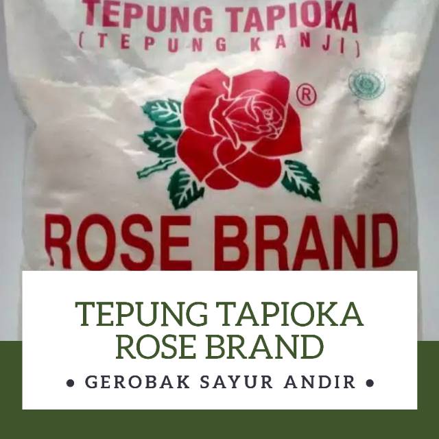 

Tepung Tapioka Rose Brand / 500gr