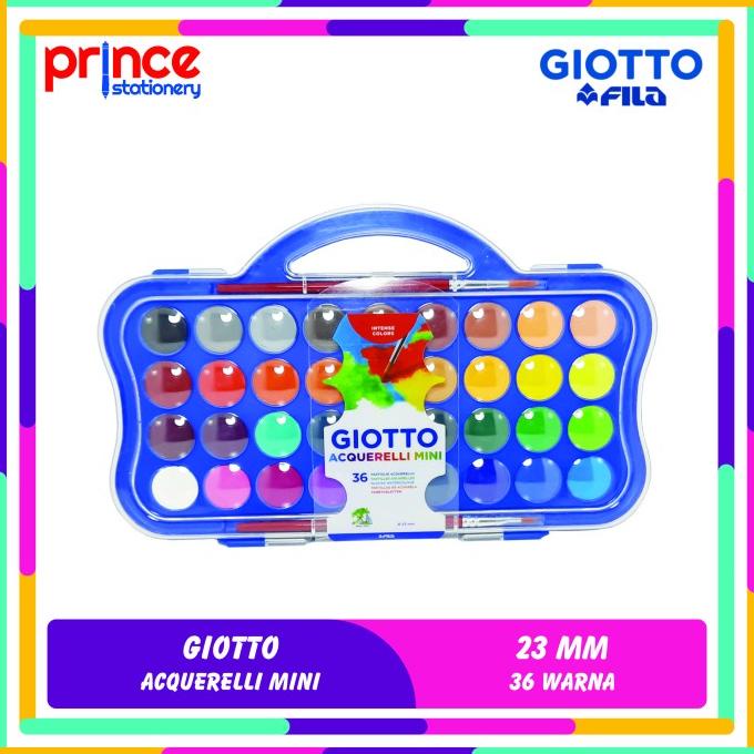 

TERBARUU!! GIOTTO MINI WATERCOLOUR BLOCKS / CAT AIR GIOTTO MINI 23 MM 36 WARNA COD