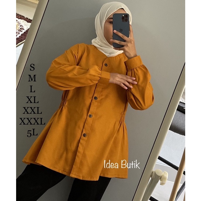 CYUPI BLOUSE KOREAN STYLE-BLOUSE WANITA SIZE S M L XL XXL XXXL 5L-3