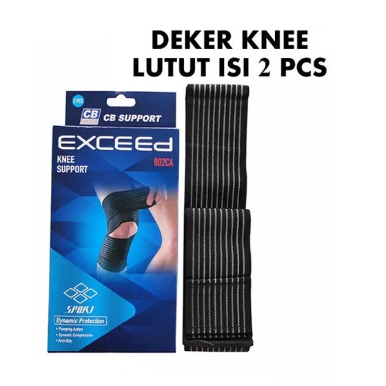 Deker Lilit Lutut Dengkul Kaki  EXCEED 802CA Knee Support - Pelindung Lutut Dari Cidera Luka