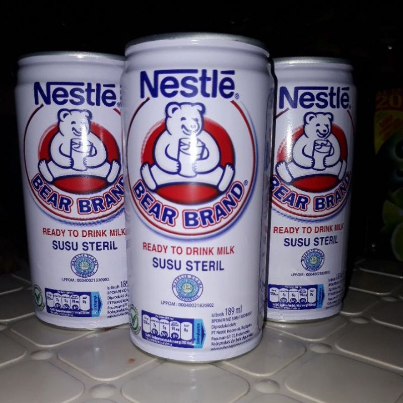 

Bear brand susu beruang susu steril 189ml