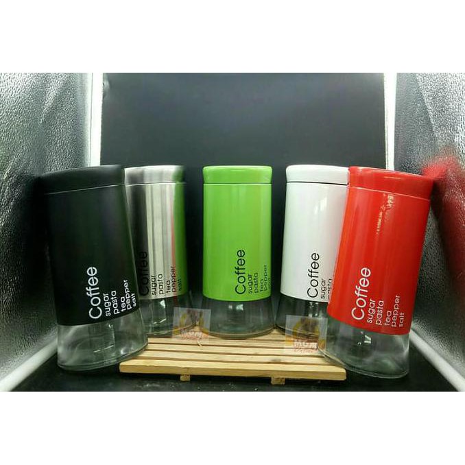 Toples Set 3Pc Jumbo Toples - Tempat Kopi Gula Teh - Toples Kue 2572 ^