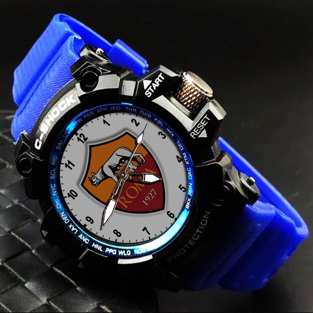 (EXCLUSIVE) JAM TANGAN AS ROMA 1 (STRAP WARNA)