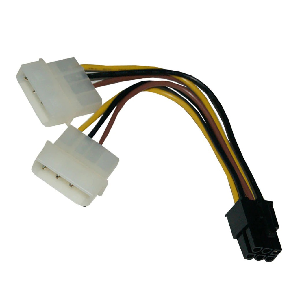 KABEL POWER VGA PIN 6 TO MOLEX PIN 4