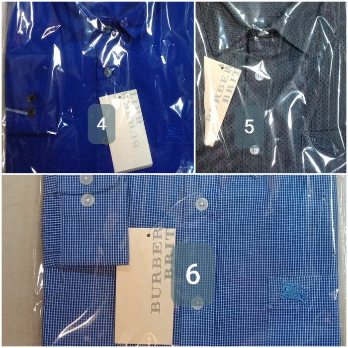 KEMEJA PRIA TANGAN PANJANG BURBERRY