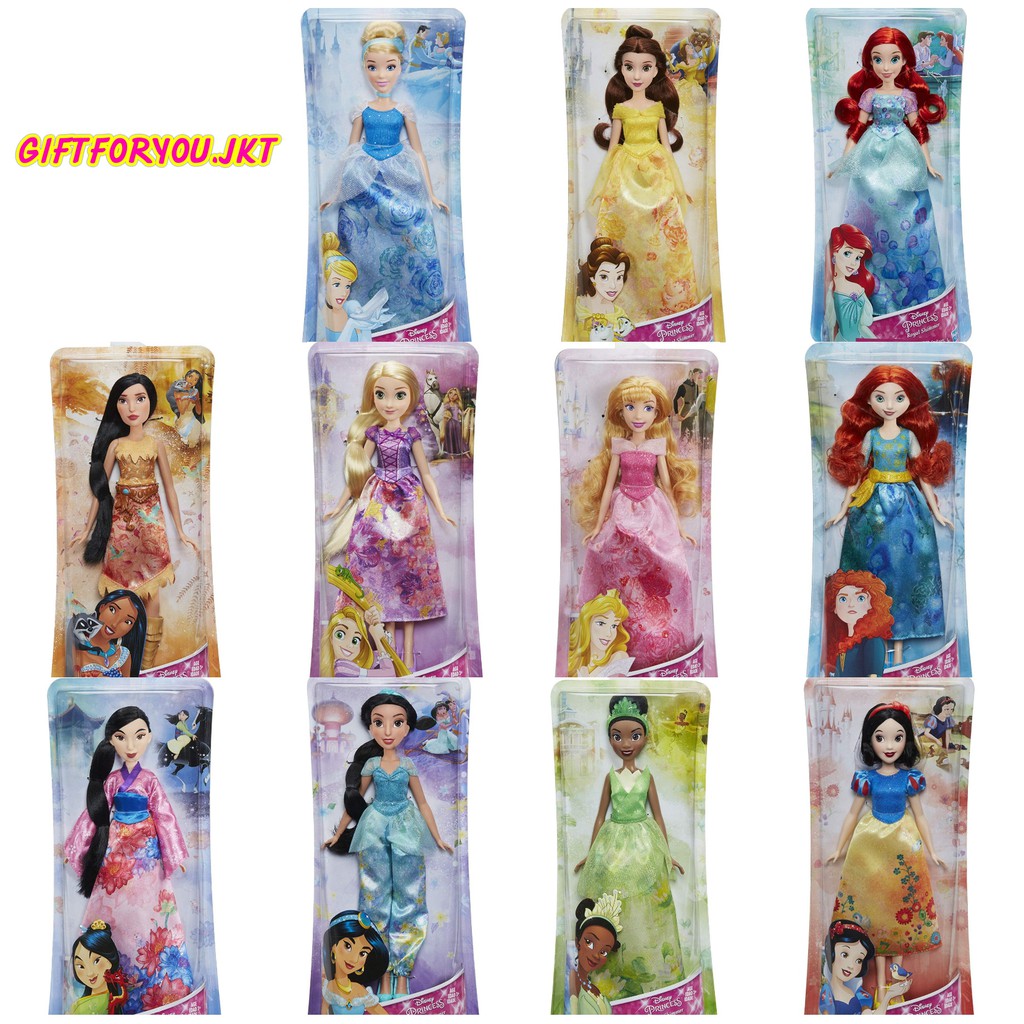 Bantal Boneka Princess Snow White Elsa Anna Cinderella Aurora Ariel