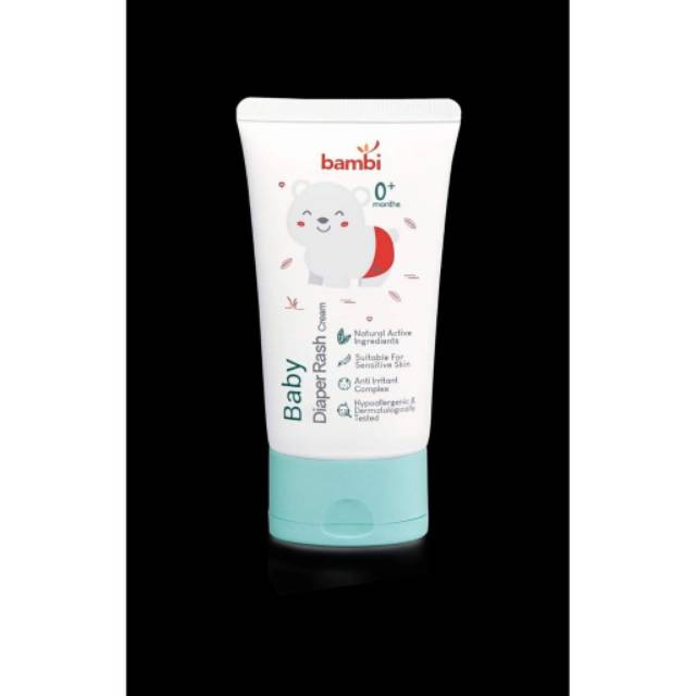 Bambi Baby Diaper Rash Cream 50ml Cream Anti Ruam Diaper Cream Rush Cream Bayi Popok Bayi Shopee Indonesia