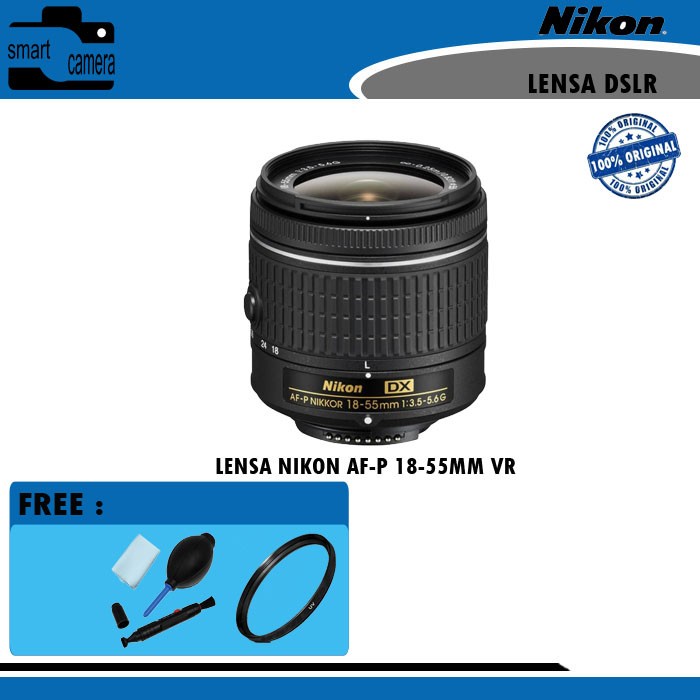 Lensa Nikon AF-P 18-55mm VR II