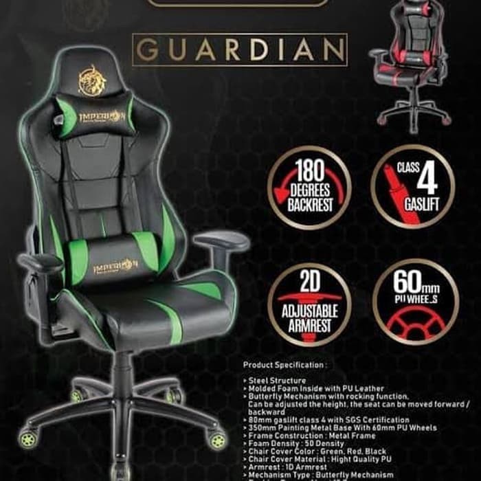 IMPERION GUARDIAN GAMING CHAIR / KURSI GAMING / BANGKU GAMING