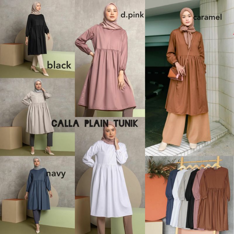 CALLA PLAIN TUNIK HEAVEN LIGHTS