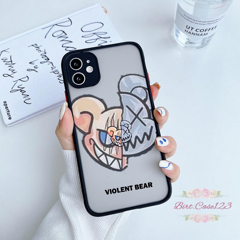 SOFTCASE DOVE HYBRID CUSTOM VIOLENT BEAR OPPO VIVO SAMSUNG REALME XIAOMI IPHONE INFINIX FOR ALL TYPE BC6446