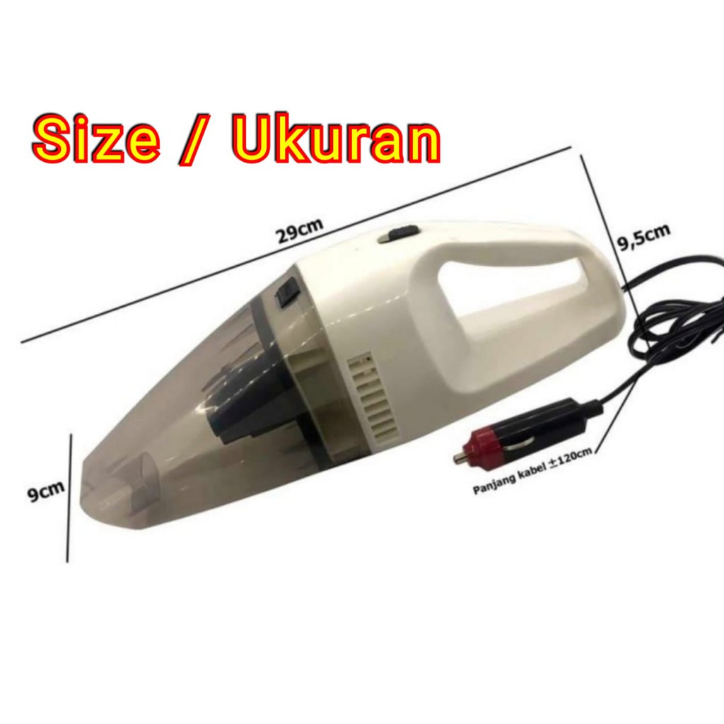 Car Vacuum Cleaner Penghisap Debu Mobil Mini Vakum vacum mobil