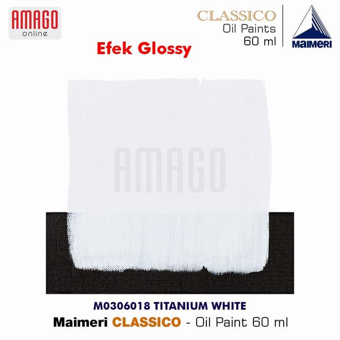 MAIMERI CLASSICO - OIL PAINT - TITANIUM WHITE - 60ML - M0306018