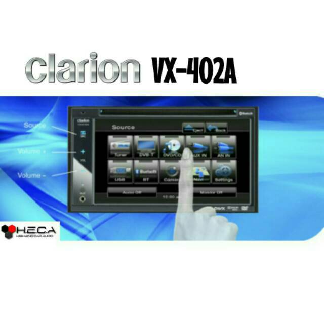 PROMO Head Unit Double Din CLARION VX-402A [ORIGINAL dan BERGARANSI RESMI]