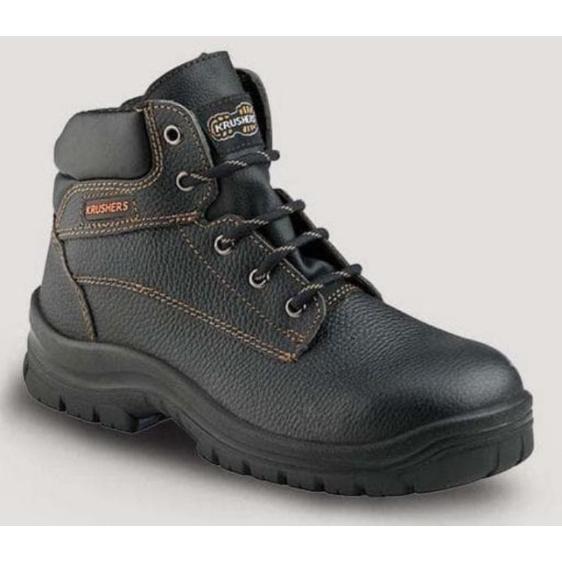 Sepatu safety Krushers Dallas Black Hitam 100% Original