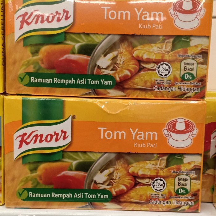 

New Arrival - Knorr Tomyum Cubes 6'S 60Gr