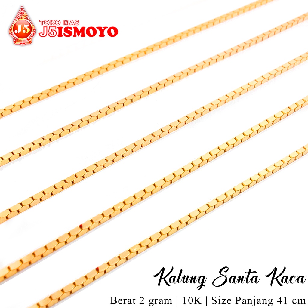 Kalung Emas Santa Kaca J5 Ismoyo