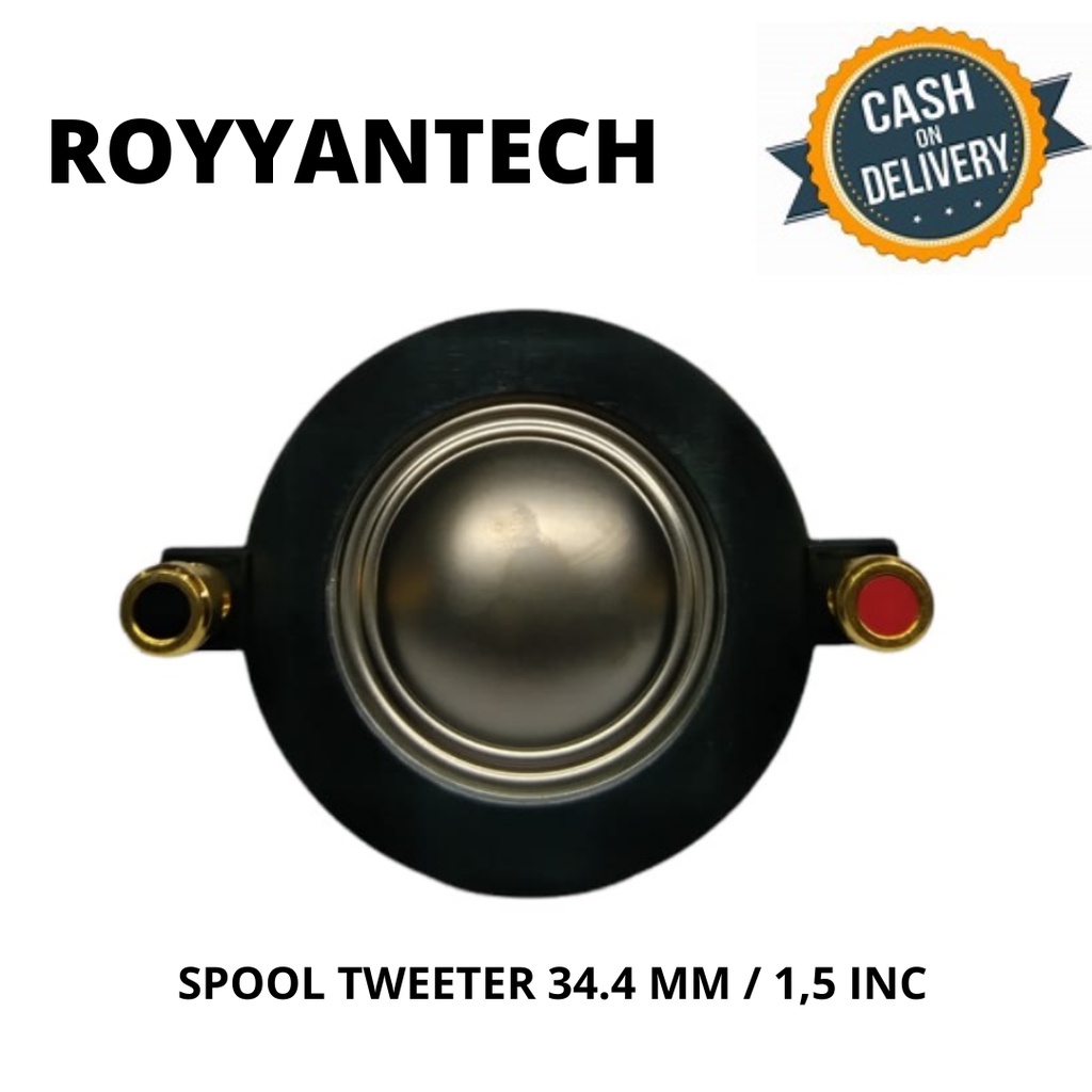 SPOOL TWEETER 34.4MM SEPUL TWITER 1.5 INC SPUL TUITER 34.4 MM